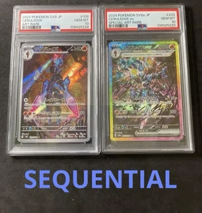 PSA 10 Magneton 112/106 Ceruledge 109/106 AR Set Pokemon Card 2024 SECUENCIAL - Imagen 1 de 6