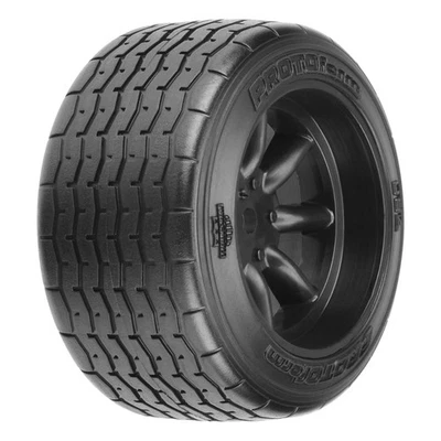 PROTOform VTA Rear Tire 31mm Mounted Black Wheel PRM1013918 RC Tire - Image 1 of 4