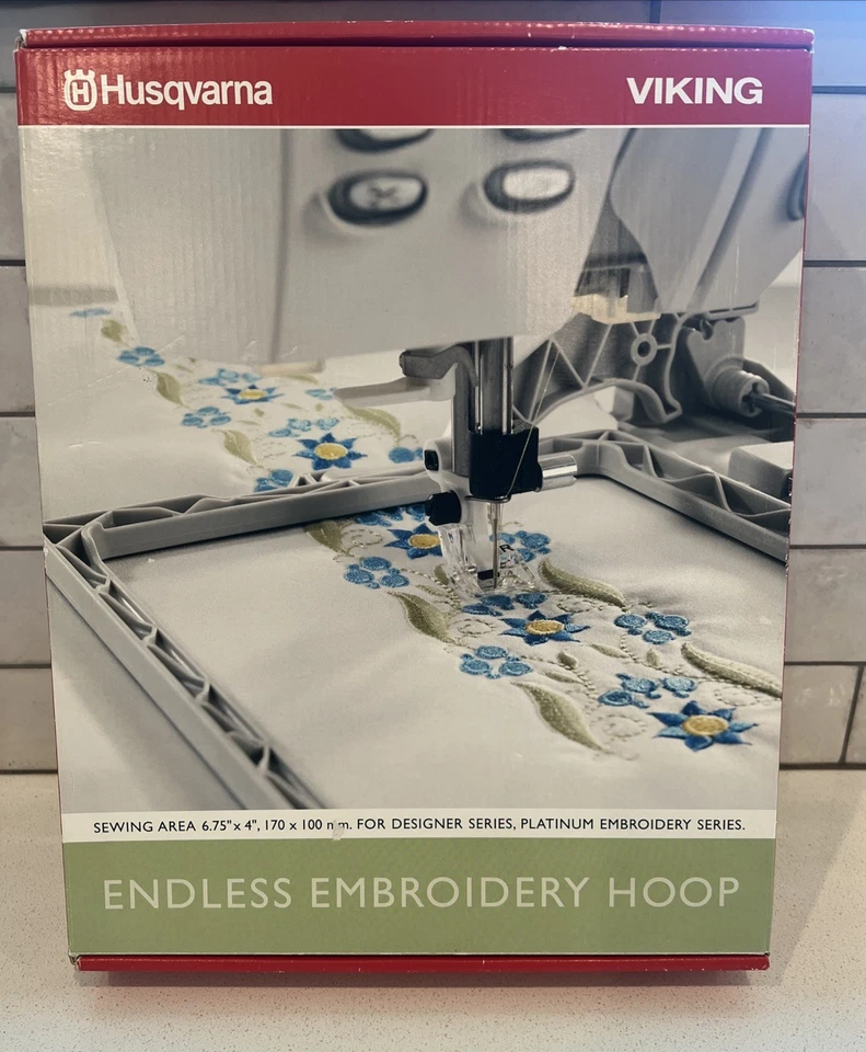 Husqvarna Viking Endless Embroidery Hoop Designer Series 920 051-096 170 X 100mm - Image 1 of 4