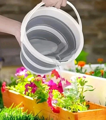 Eimer faltbar Falteimer Camping Outdoor🏕️Wassereime Campingeimer Putzeimer Bad  - Bild 1 von 4