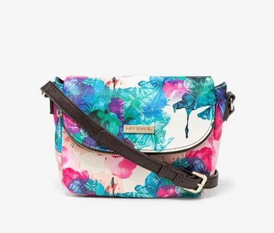 Maxi Bandolera Floral Desigual Isola Breda Cartera Mensajero Foto 1 de 4