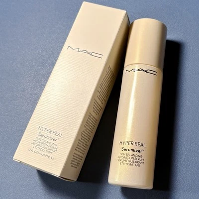 MAC Hyper Real 精华精华素皮肤平衡保湿精华 1.7 盎司/50 毫升全新带盒 — 第 1/4 张图片