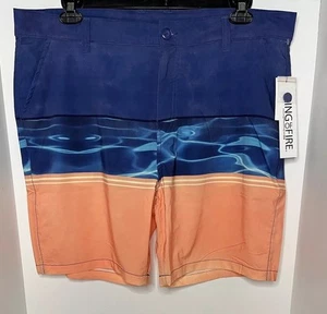 Ring Of Fire Sunset Pool Hybrid Short Swim Shorts Men’s Size 38 - Picture 1 of 5