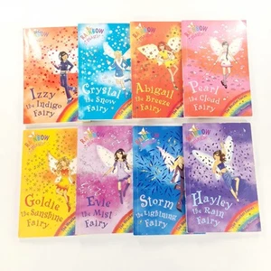 8 x Rainbow Magic Book Bundle Lot Daisy Meadows Children Fairy Books - Picture 1 of 21