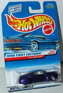 Hot Wheels 1998 primeras ediciones 24/40 arrastrador de cola #659 ruedas con cordones de Malasia - Imagen 1 de 1