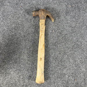 ANTIK VINTAGE NR. 1 geschmiedeter Werkzeugstahl Manchester England Schuster Hammerkopf - Bild 1 von 10