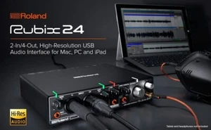 ROLAND RUBIX24 USB Audio Interface Up to 24bit / 192kHz, 2in / 4out USB NEW - Picture 1 of 7
