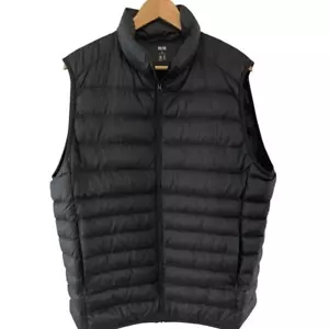 Uniqlo Men's Ultra Light Anti-Static Cool Weather Vest in Black Size XL - Picture 1 of 9