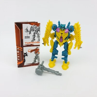 Transformers Twinstrike Complete Prime Beast Hunters Cyberverse Legion - Image 1 of 4