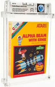 New Alpha Beam With Ernie Sesame Street Atari 2600 Sealed Video Game Wata Graded - Picture 1 of 8