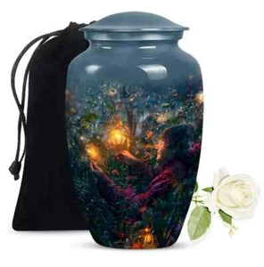 Tarot Tranquility: Classy Memorial Urn for Mom Ashes - Picture 1 of 13