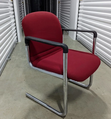 A Pair of Vintage Chrome Tubular Cantilever Armchairs by Schafer Bros. Brothers Cover