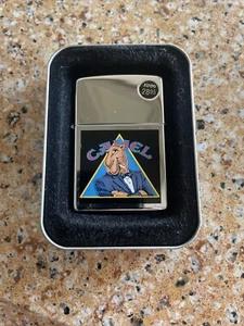Vintage Camel Joe Tuxedo Triangle Zippo in Collectors Tin Unfired seal broken. - Picture 1 of 7