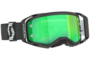 New Scott Prospect 2.0 Goggles, Black/White, Green Chrome Lens, 421471-1007279 - Picture 1 of 3