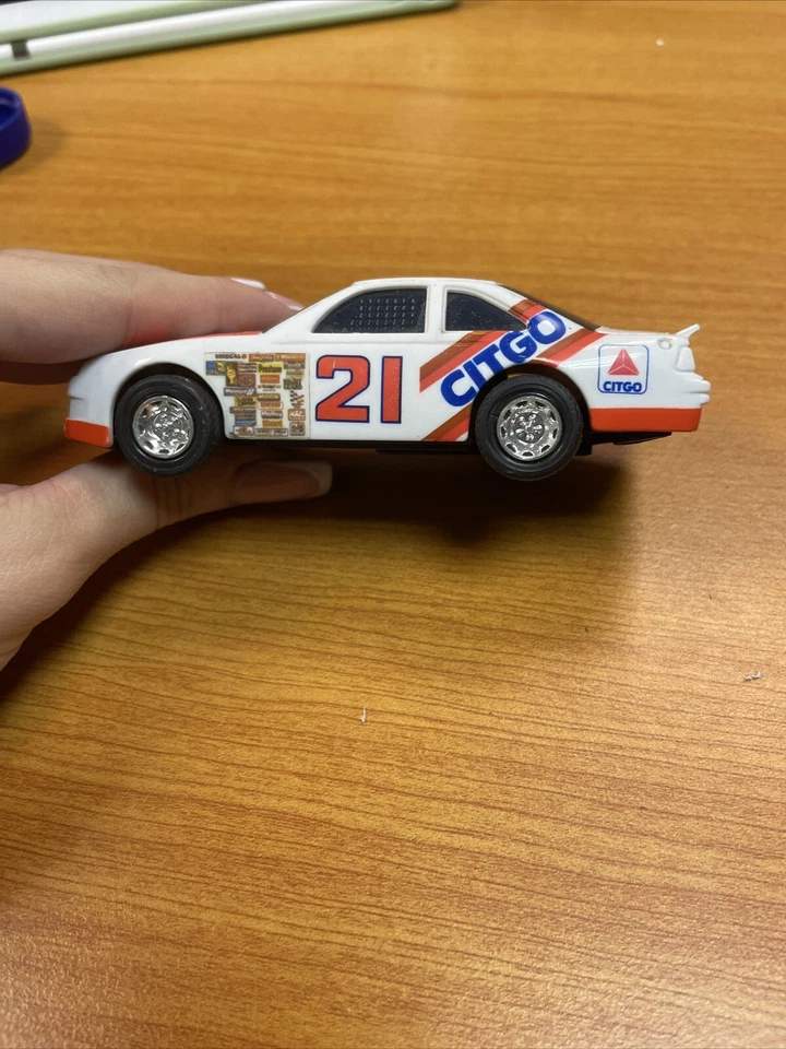 Coche de carreras Neil Bonnett #21 Racing Champions 1/64 fundido a presión Citgo Ford NASCAR 1989 Foto 1 de 4