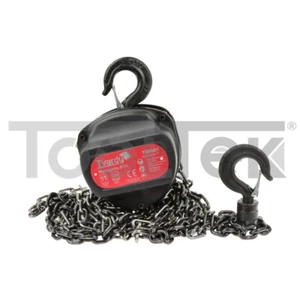 TVARDY T00001 PARANCO A CATENA ARGANO SOLLEVATORE MANUALE 1ton 3m TOOLTEK - Foto 1 di 5
