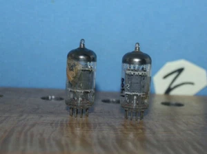 Tubi radio 12AX7 ECC83 Amperex Holland senza nastro logo I65 5K1 coppia abbinata - Foto 1 di 3