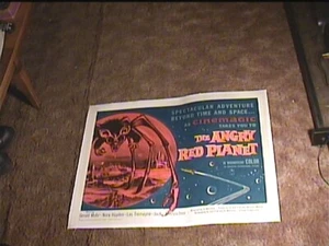 ANGRY RED PLANET 1960 HALF SHEET 22X28 MOVIE POSTER HORROR SCI FI - Picture 1 of 1
