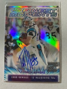 A8136 - 2000 Finest Moments Refractors Autographs #FM11 Patrick Jeffers