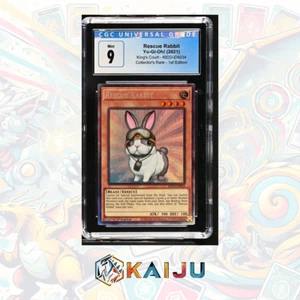 Yu-Gi-Oh! Rescue Rabbit KICO-DE034 Collector's Rare 1st Ed CGC 9 - Bild 1 von 3