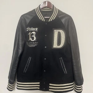 Devilock the survivor Leder Wolle College Jacke Herren Large - Bild 1 von 19