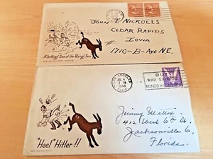 WORLD WAR 2    1943 1945  POSTAL COVERS   - Picture 1 of 1