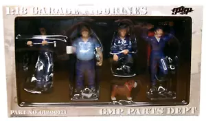 GMP Parts Dept 1:18 statuette garage parte n. G1800121 - Coperte blu - Nuove - Foto 1 di 10