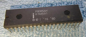 Chip procesador CPU Intel P8085AH K744591 negro paquete de 40 pines 1976 1980 Corea - Imagen 1 de 7