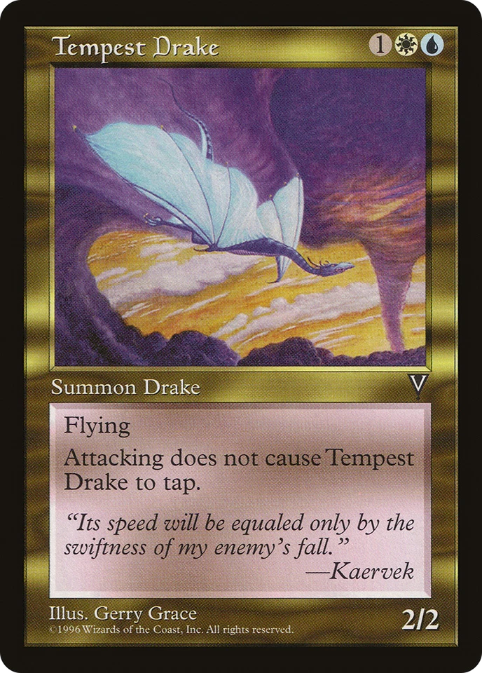 Tempest Drake X (4) Visions MTG - EX/NM - U139 - 4RCards - Image 1 of 1