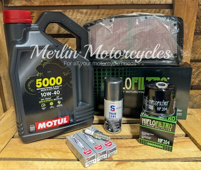 TRIUMPH STREET TRIPLE RS 765 2017-2020 MOTUL 5000 SERVICE KIT inkl. WASSERWANNE - Bild 1 von 4