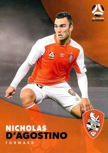 Tarjeta Brisbane Roar A-League 2017 2018 Nicholas D'agostino - Imagen 1 de 2