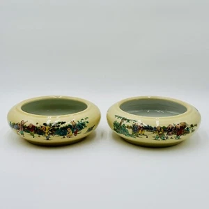 Lot Of 2 Vintage Chinese Brush Washers Yongzheng Mark Playing Boys Characters - Picture 1 of 16