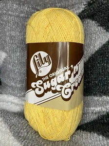 Lily Sugar' n Cream Yarn #W174751 HOT YELLOW 14oz Crochet Knitting Skein - Picture 1 of 5