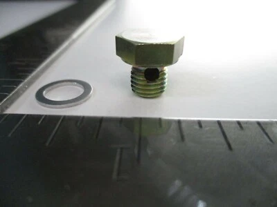 PORSCHE 924S 944 TURBO 944S2 968 WATER NECK BLEED SCREW & SEAL NEW GENUINE ITEM - Image 1 of 4