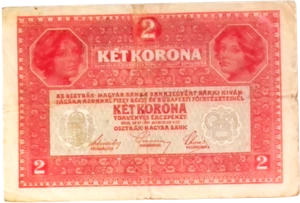 Billete Austria 1917 2 coronas bajo grado - Imagen 1 de 2