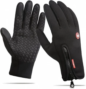 Outdoor Winter Touchscreen Warm Gloves, Water Resistant Windproof Anti-Slip Spor - Picture 1 of 7