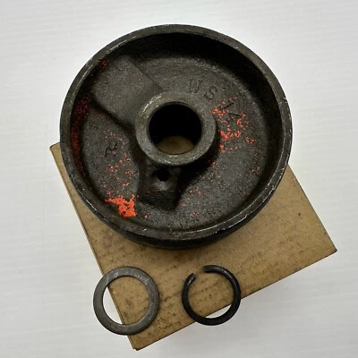 Винтажный Hein Werner передний домкрат чугунное колесо с замком кольцо сделано в США модель WS - Изображение 1 из 4