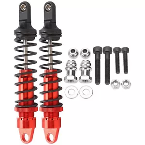 (Rosso) 2 pezzi 173 mm RC ammortizzatore in alluminio per HSP 94050 1/5 RC Gas ZK - Foto 1 di 23