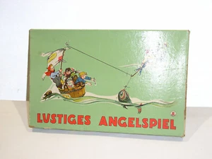 Lustiges Angelspiel Angeln Fisch Schmidt Spiele 60er Jahre Vintage - Bild 1 von 6