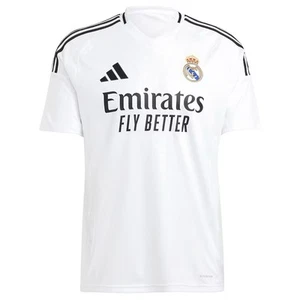 Real Madrid Soccer Jersey 9# Mbappe 2024/25 Home White Size- Large - Picture 1 of 3