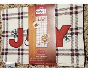 Mickey Mouse Weihnachten Tischläufer - Disney - Küche - Weihnachtsdeko - Freude - Bild 1 von 3