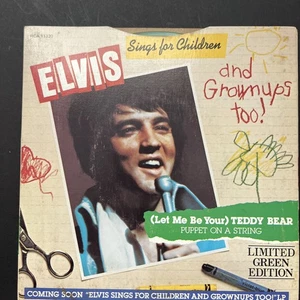 Elvis Presley "Teddy Bear" Limited Green Edition 45 LP - Picture 1 of 4