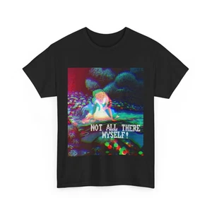 ALICE IN WONDERLAND TRIPPY TSHIRT TEE PARTY RAVE SHIRT COOL GIFT MEN WOMEN TEENS - Picture 1 of 5