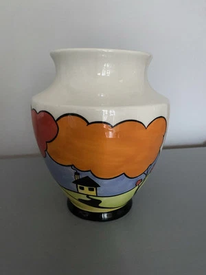 LORNA BAILEY SPARCH HOLLOW VASE RARE SHAPE OLD ELLGREAVE POTTERY - Image 1 of 4