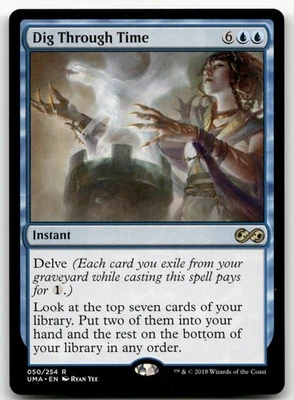 Dig Through Time #50 (NM) Ultimate Masters UMA Magic MTG - Image 1 of 2