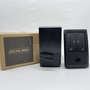 SCHLAGE BE499WB CEN 622 Encode Plus Smart WiFi Riegelschloss, Mattschwarz - Bild 1 von 3
