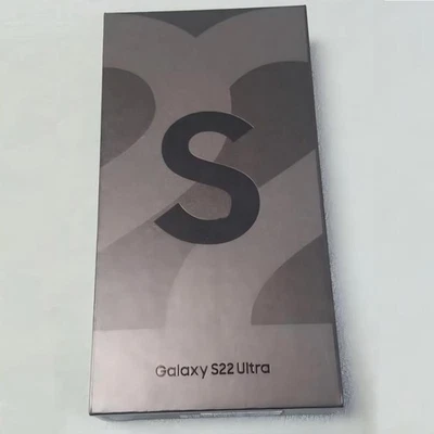 SELLADO Samsung Galaxy S22 Ultra (5G) SM-S908U 8+128GB Desbloqueado de fábrica, STOCK EE. UU. Foto 1 de 4