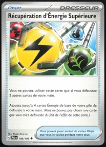 Carte Pokémon Récupération d'Énergie Supérieure 189/193   Évolutions à Paldea FR - Imagen 1 de 2