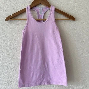 Ivivva by Lululemon Tank Top Girls Size 6 Pink Racerback - Picture 1 of 7
