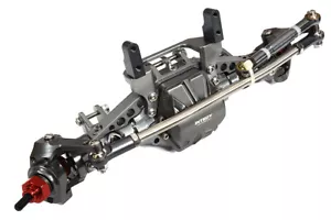 Complete Billet Machined T12 Front Axle for Axial 1/10 SCX-10 Dingo Honcho Jeep - Picture 1 of 2